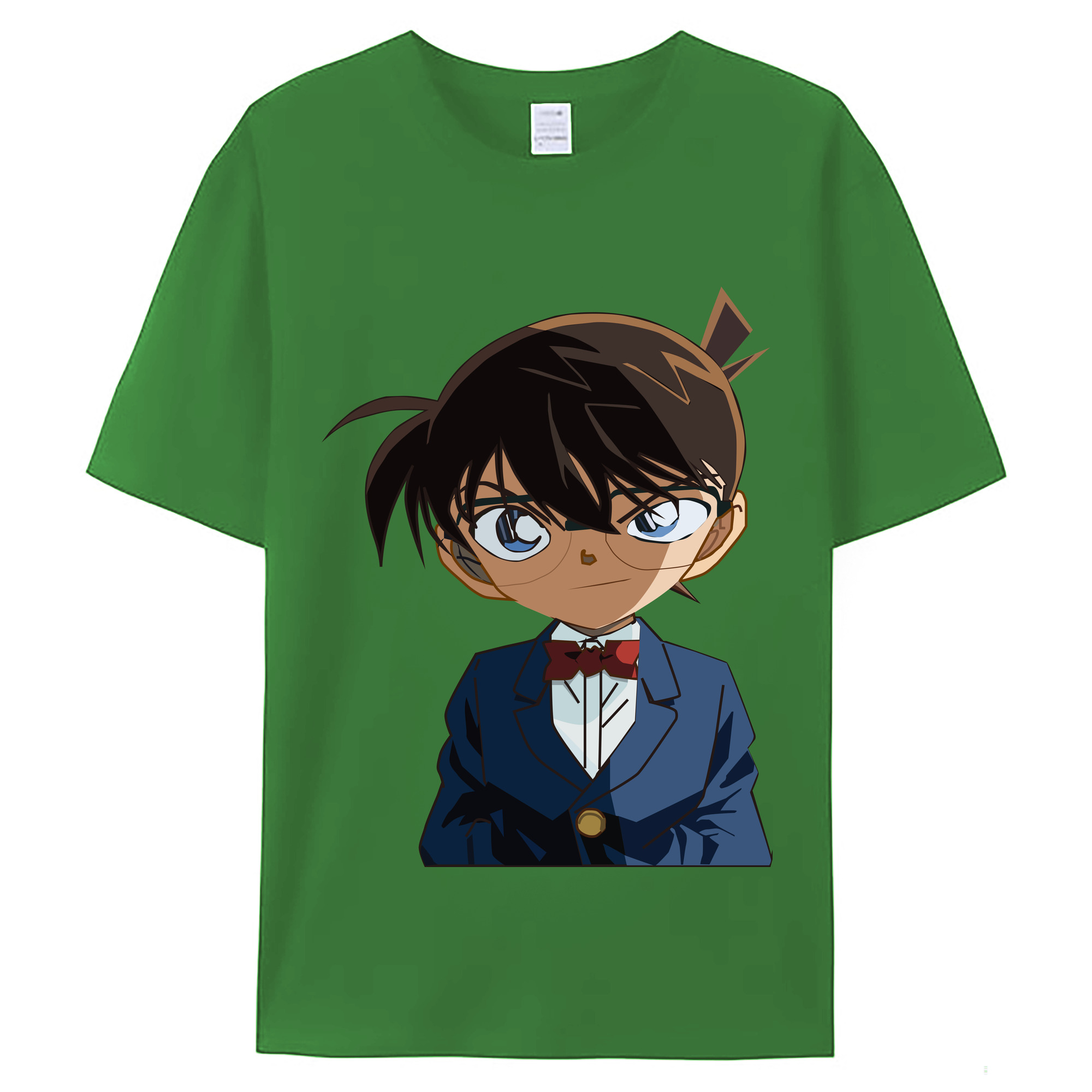 （画像用） 名探偵コナン 江戸川 コナン Detective Conan Conan Edogawa レディースカジュアルプリントTシャツ（綿100％）